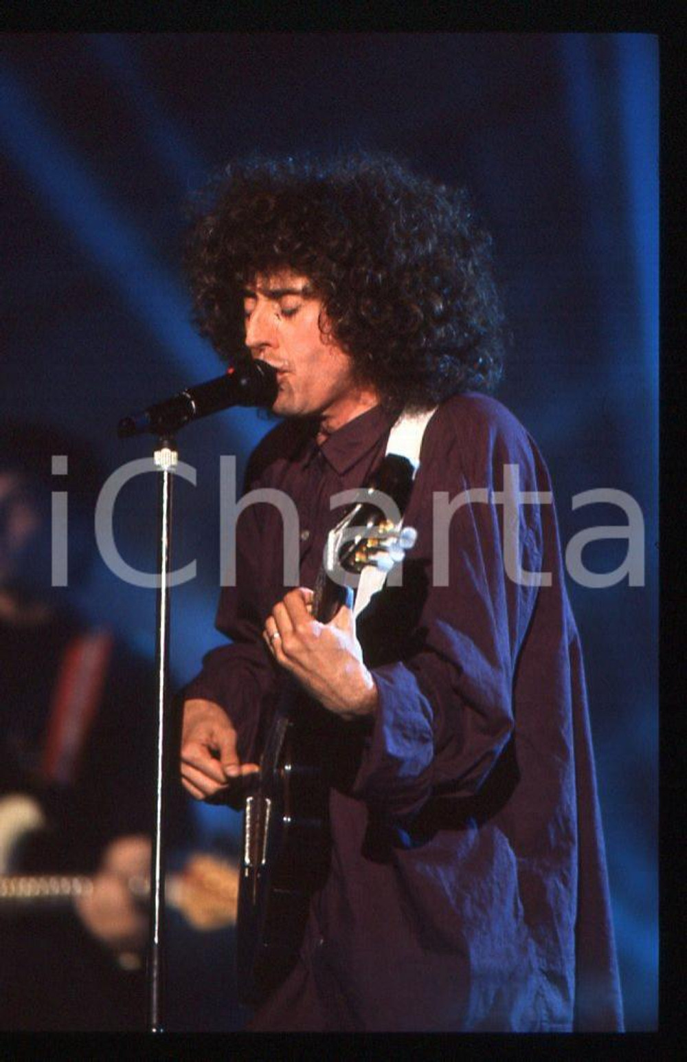 35mm vintage slide*1988 MUSICA Angelo BRANDUARDI in concerto