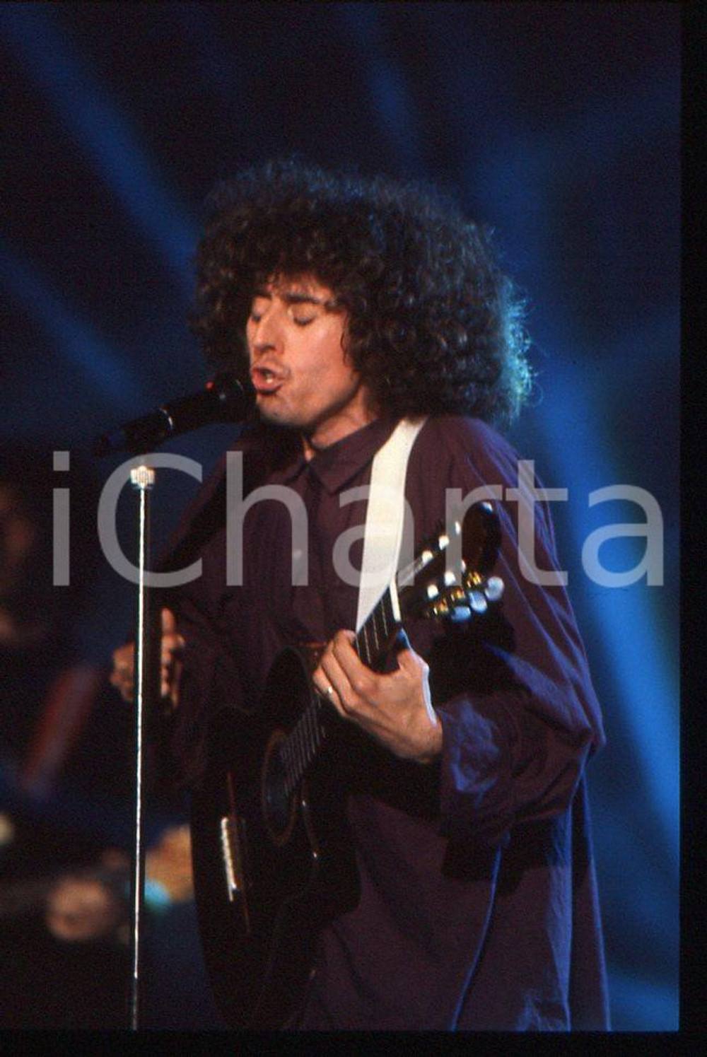 35mm vintage slide*1988 MUSICA Angelo BRANDUARDI in concerto 1