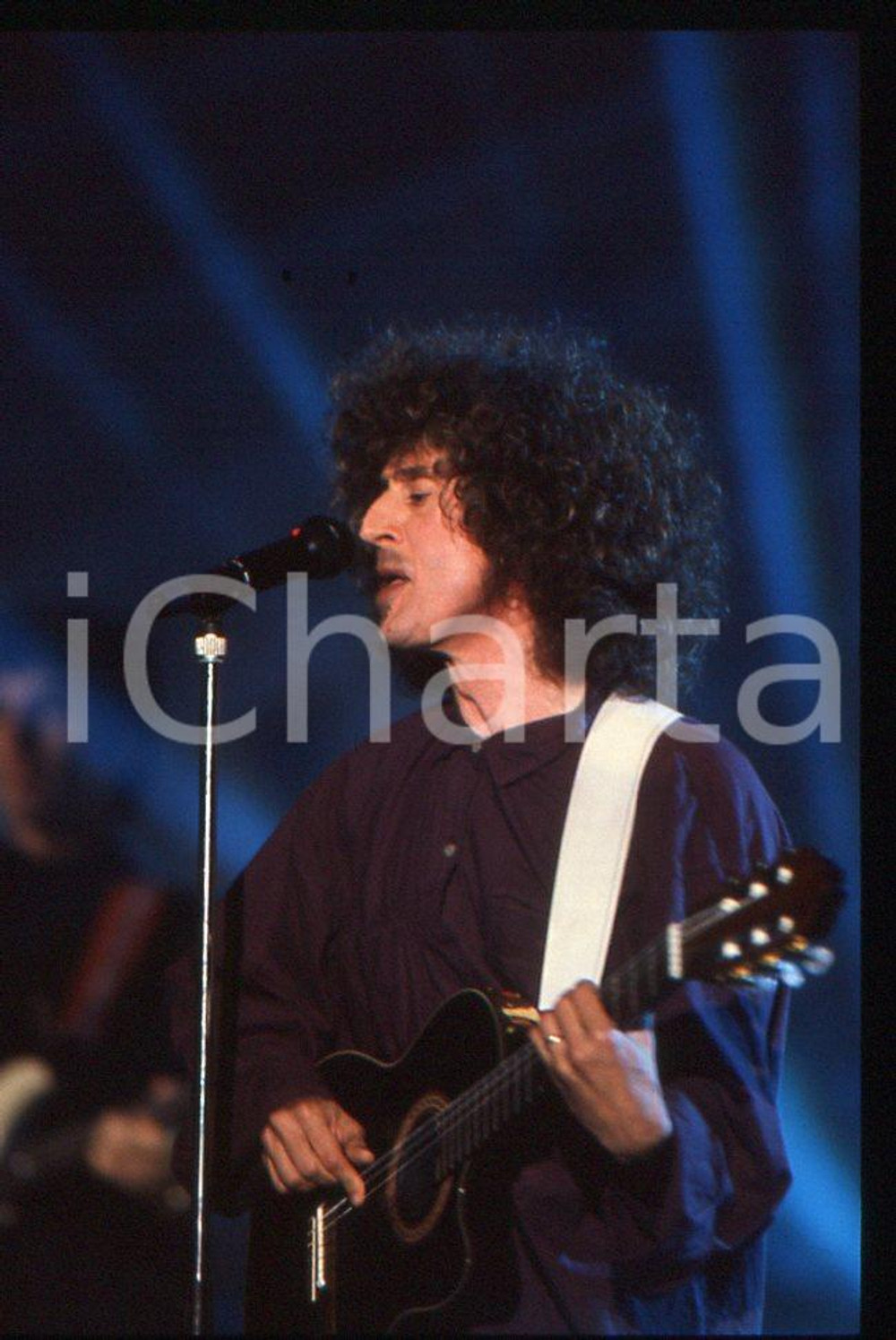 35mm vintage slide*1988 MUSICA Angelo BRANDUARDI in concerto 2