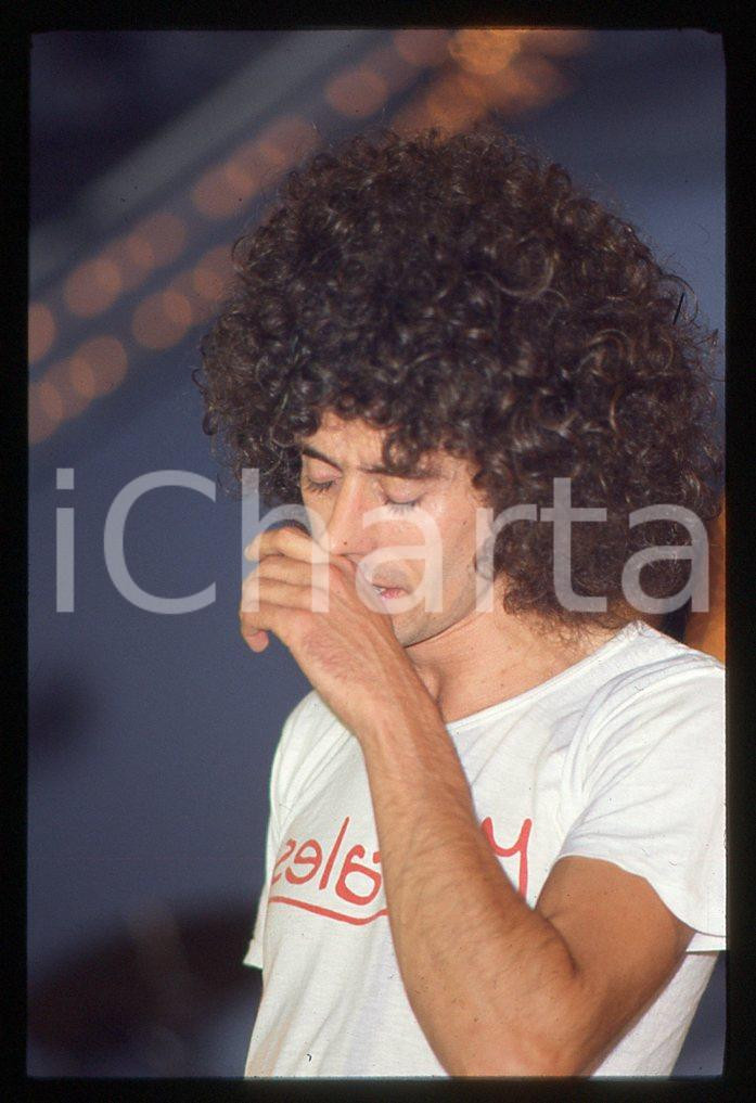 35mm vintage slide*1979 MUSICA Angelo BRANDUARDI ritratto dell'artista