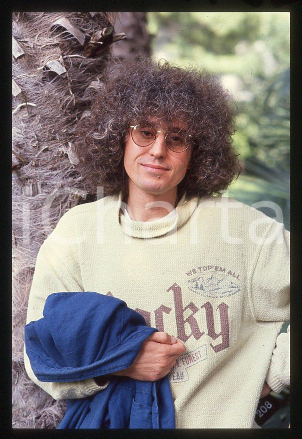 35mm vintage slide*1990 ROMA MUSICA Angelo BRANDUARDI set fotografico 2