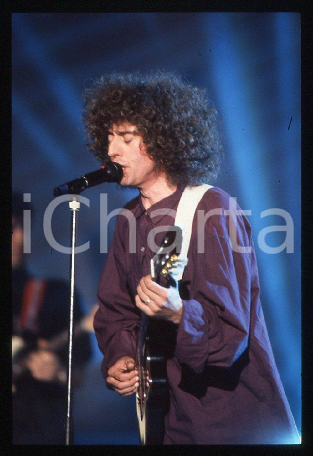 35mm vintage slide*1988 MUSICA Angelo BRANDUARDI in concerto 3
