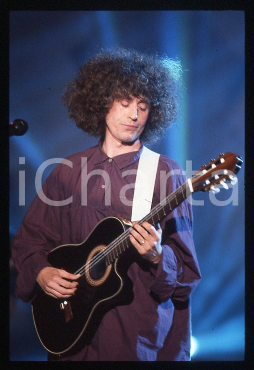 35mm vintage slide*1988 MUSICA Angelo BRANDUARDI in concerto 5