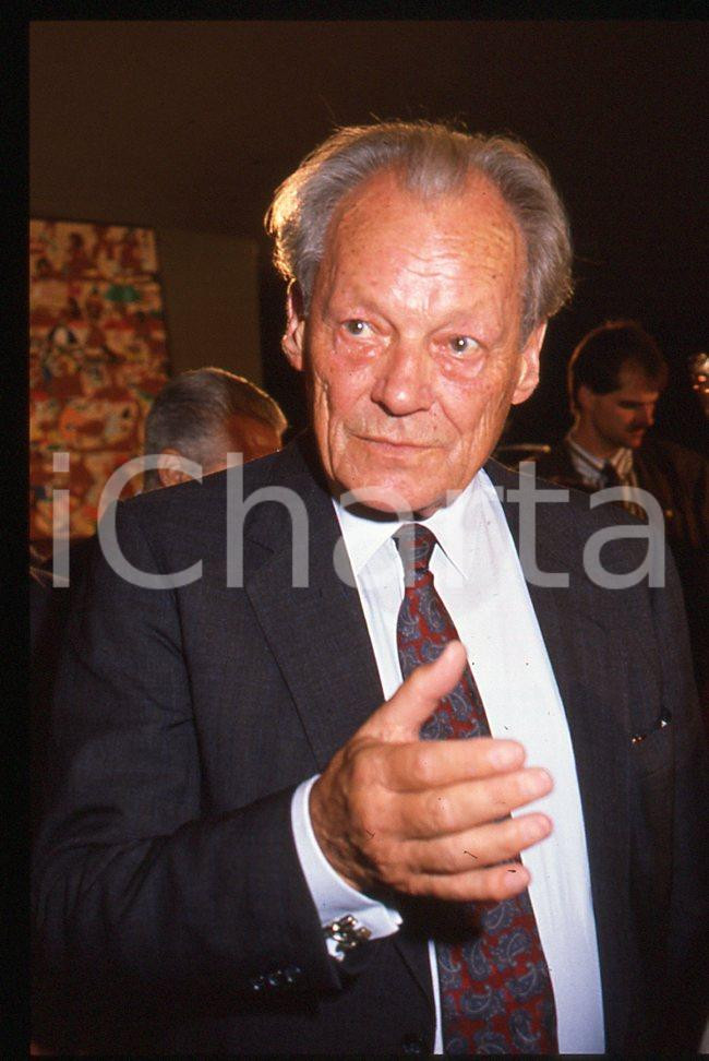 35mm vintage slide*1989 VIAREGGIO Willy BRANDT  "premio Viareggio" 10