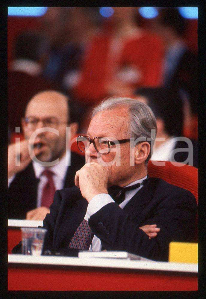 35mm vintage slide*1989 MILANO  Willy BRANDT congresso del PSI