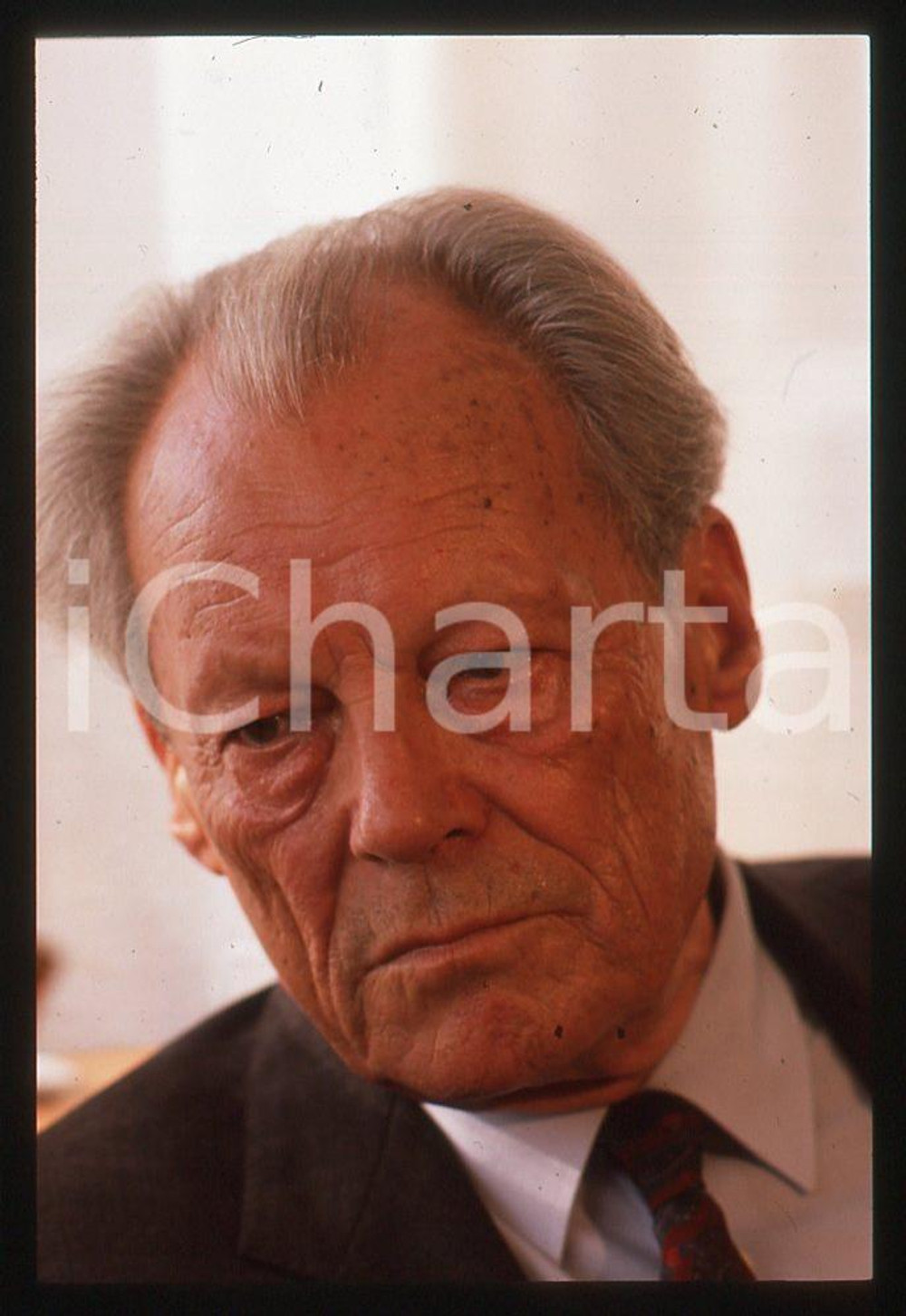 35mm vintage slide*1989 VIAREGGIO Willy BRANDT presenta "My life in politics" 5