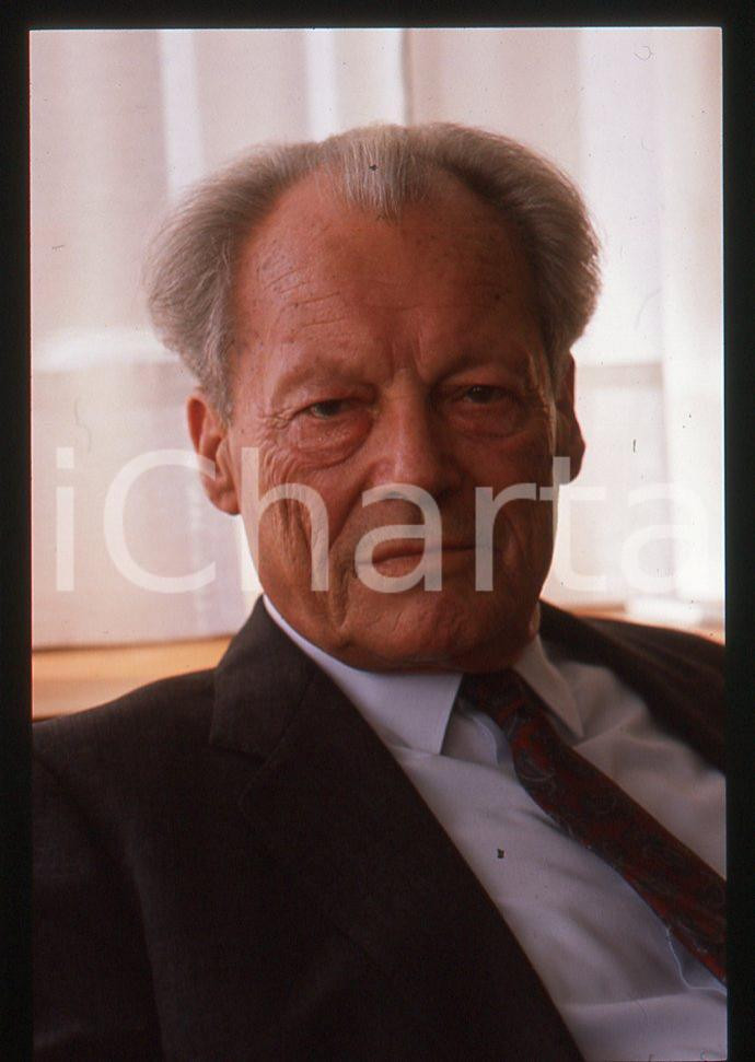 35mm vintage slide*1989 VIAREGGIO Willy BRANDT presenta "My life in politics" 9