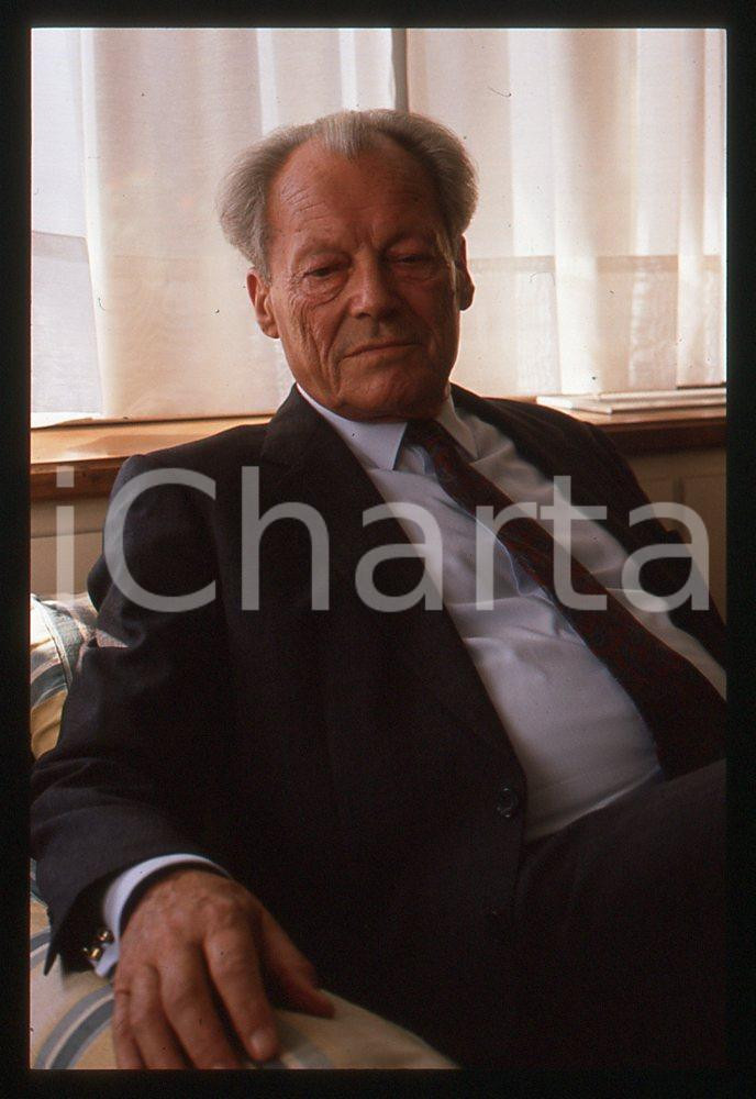 35mm vintage slide*1989 VIAREGGIO Willy BRANDT presenta "My life in politics" 11