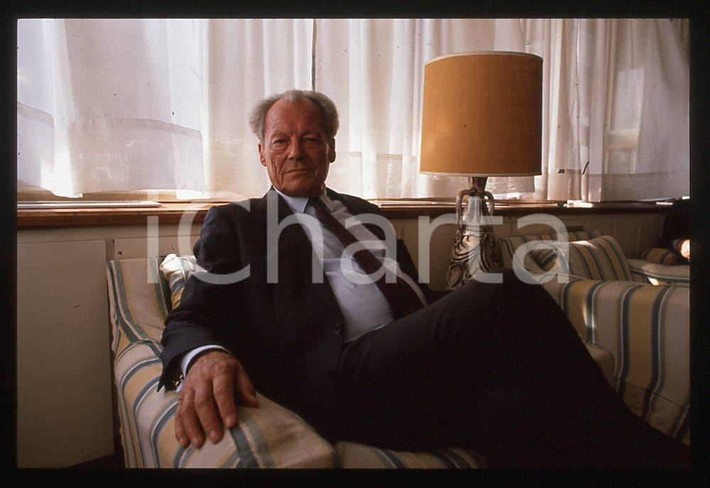 35mm vintage slide*1989 VIAREGGIO Willy BRANDT presenta "My life in politics" 29