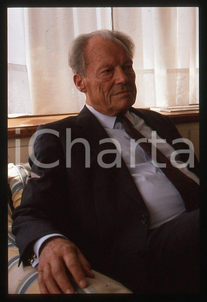 35mm vintage slide*1989 VIAREGGIO Willy BRANDT presenta "My life in politics" 31