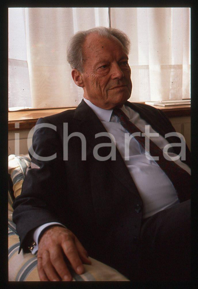 35mm vintage slide*1989 VIAREGGIO Willy BRANDT presenta "My life in politics" 17
