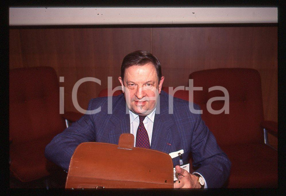 35mm vintage slide*1988 politica Jean-Pierre contzen 1