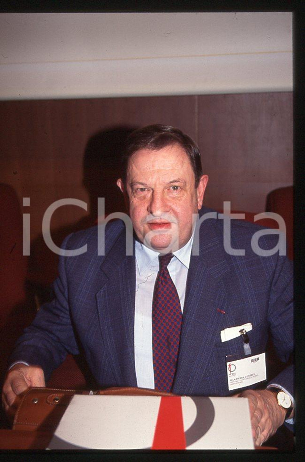 35mm vintage slide*1988 politica Jean-Pierre CONTZEN  8