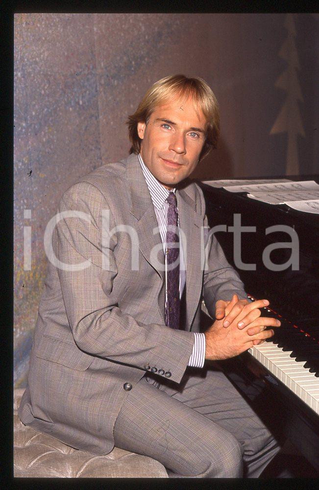 35mm vintage slide*1982 MUSICA Richard CLAYDERMAN concerto in salotto privato 3