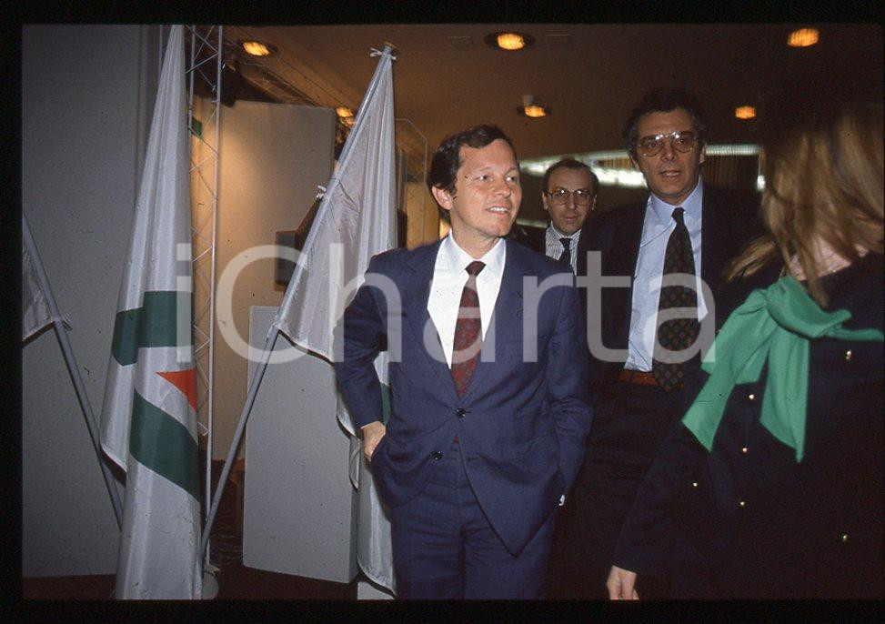 35mm vintage slide*1989 Giovanni BISIGNANI consiglio direttivo Alitalia 4