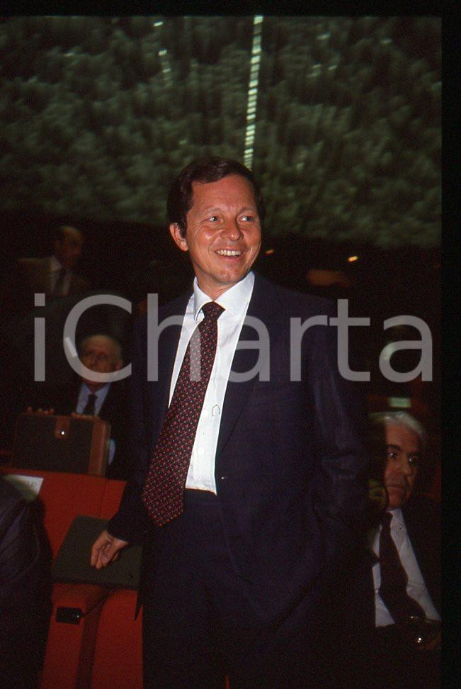 35mm vintage slide*1989 Giovanni BISIGNANI consiglio direttivo Alitalia 8