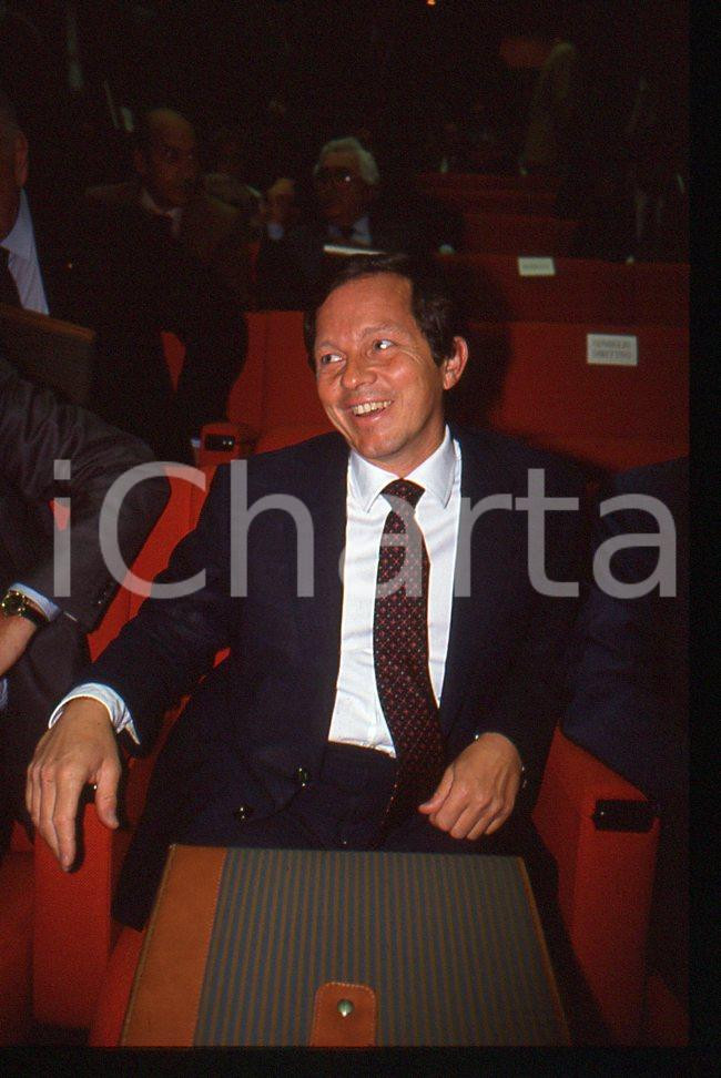 35mm vintage slide*1989 Giovanni BISIGNANI consiglio direttivo Alitalia 9