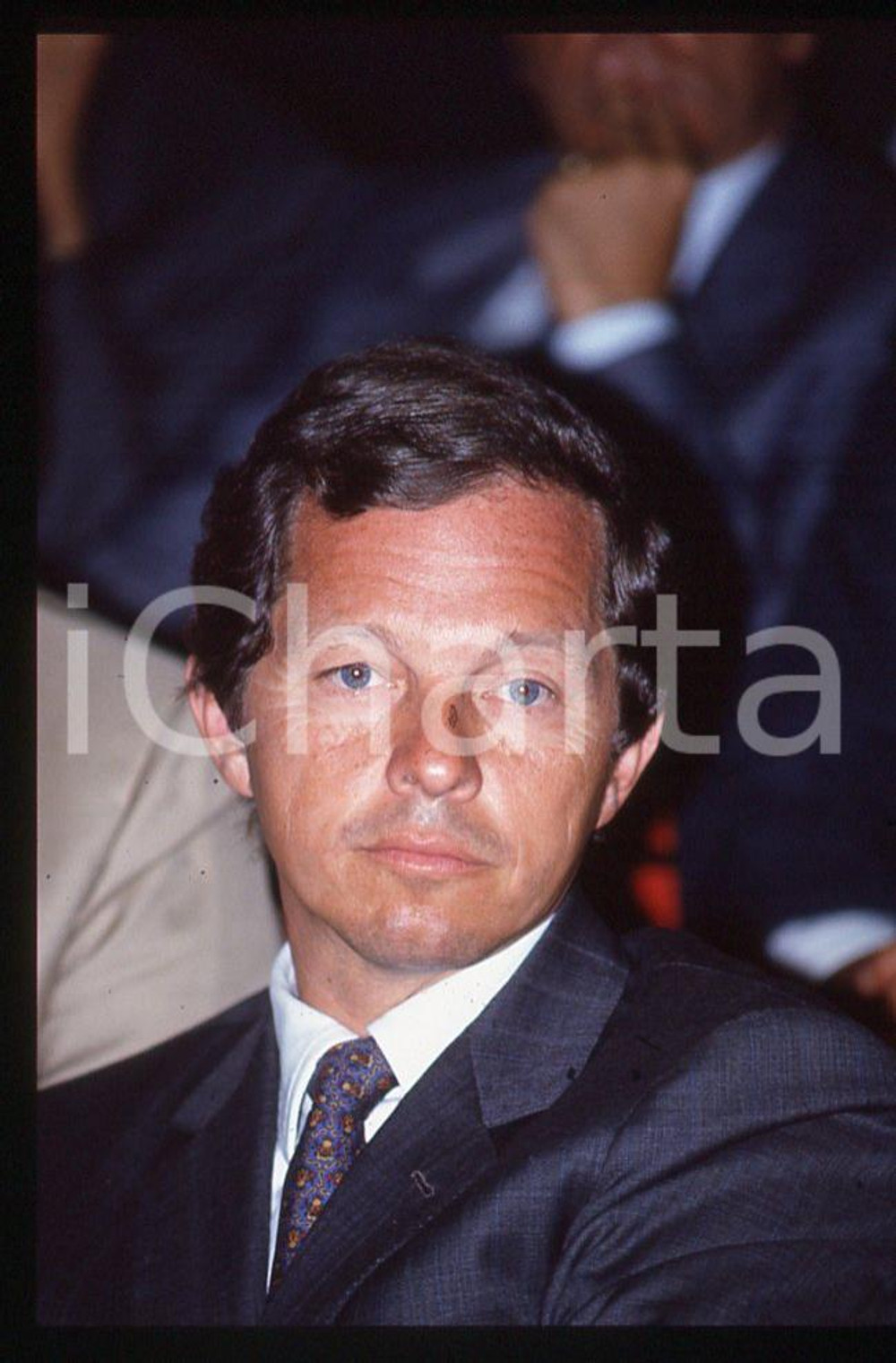 35mm vintage slide*1989 Giovanni BISIGNANI consiglio direttivo Alitalia 18