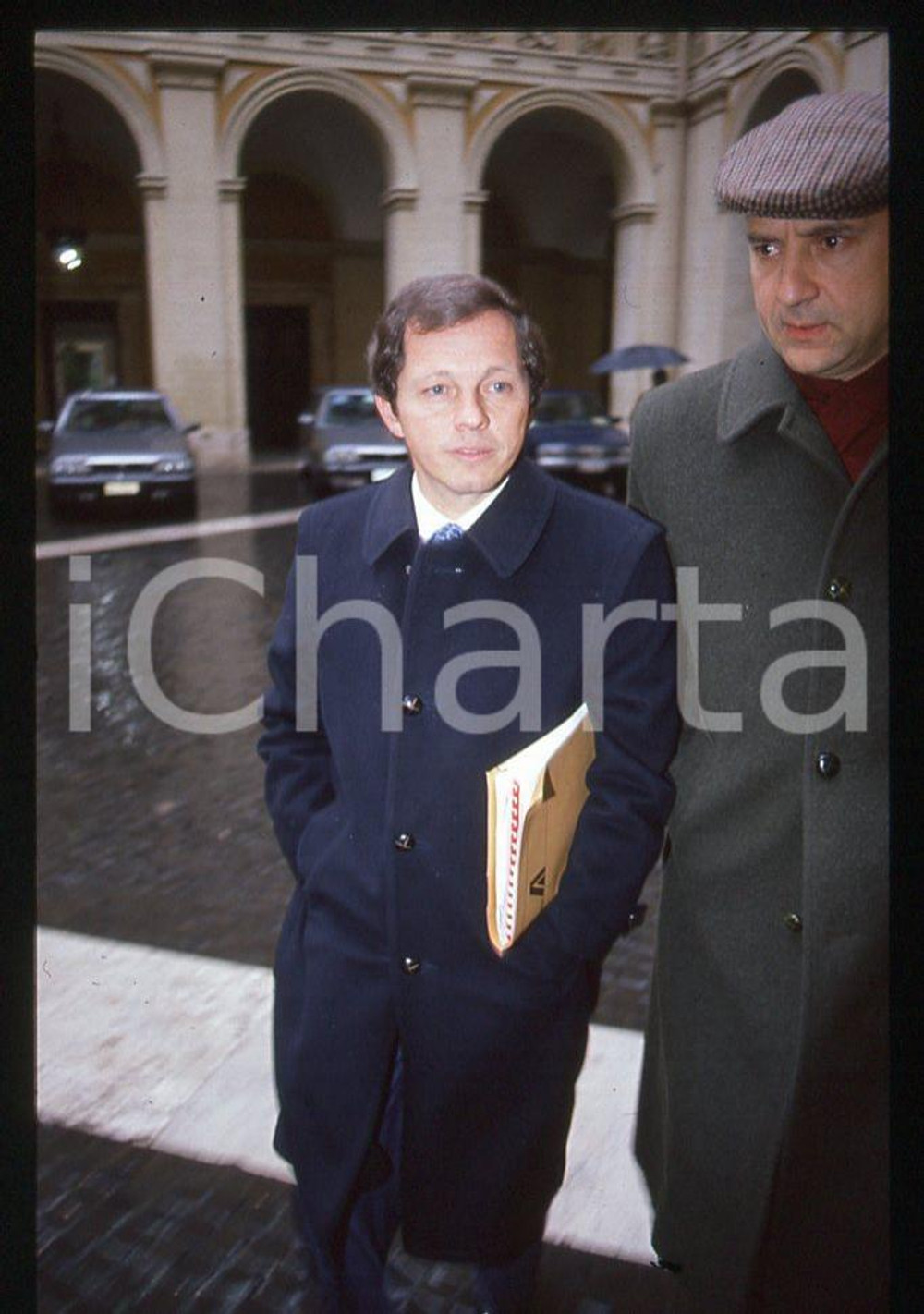 35mm vintage slide*1989 Giovanni BISIGNANI consiglio direttivo Alitalia 21