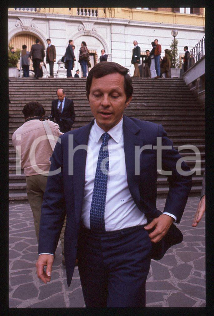 35mm vintage slide*1989 Giovanni BISIGNANI consiglio direttivo Alitalia 27