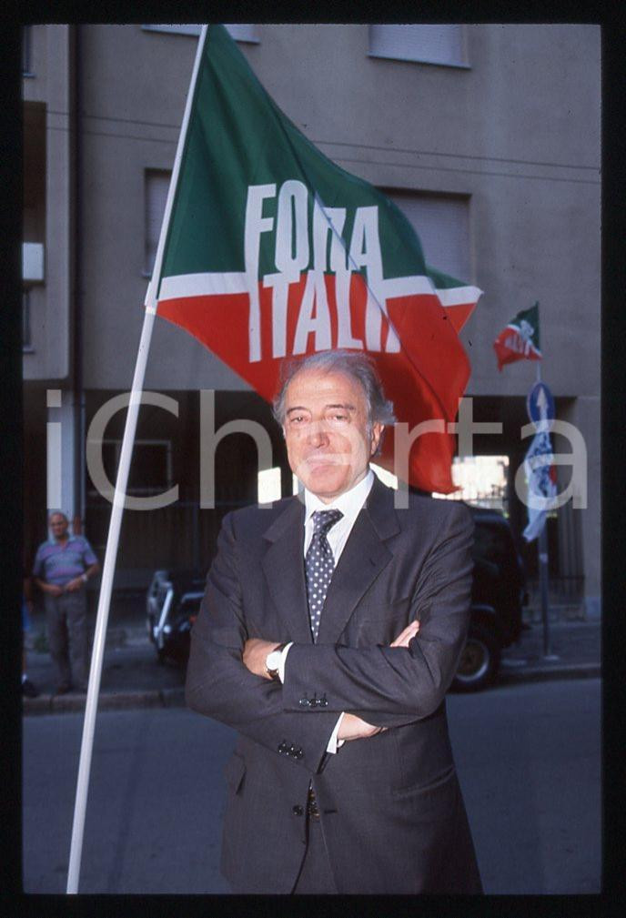 35mm vintage slide* MILANO Gaetano PECORELLA convegno FORZA ITALIA 6