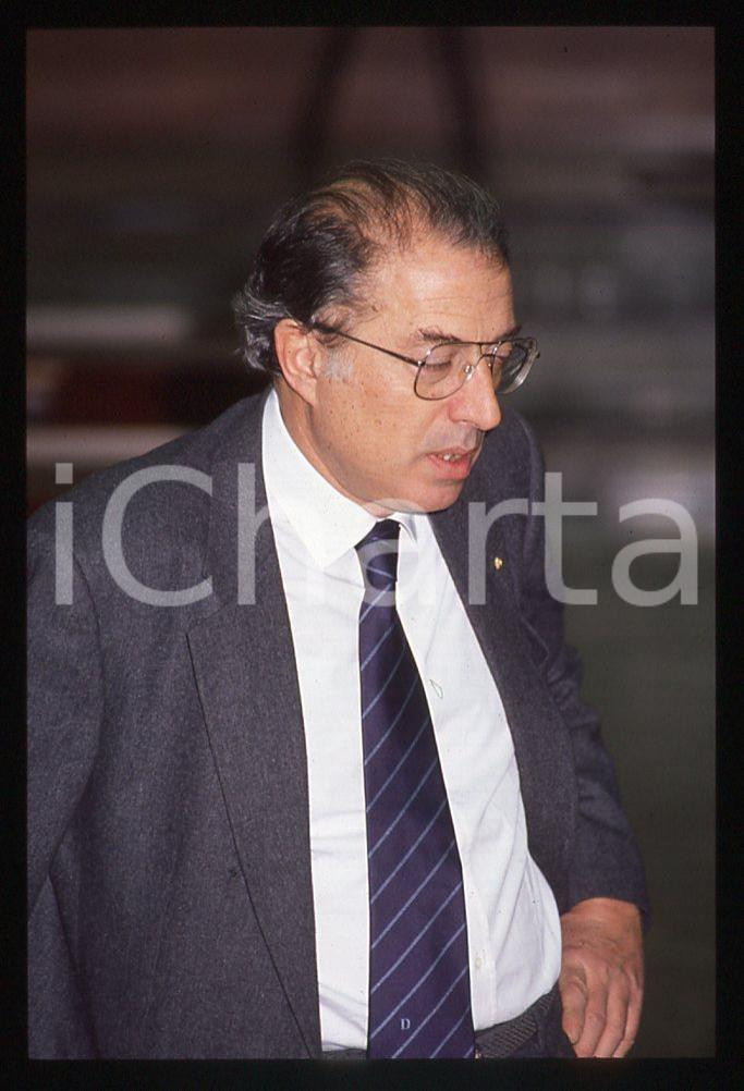 35mm vintage slide* 1989 POLITICA  Gaetano PECORELLA , primo piano
