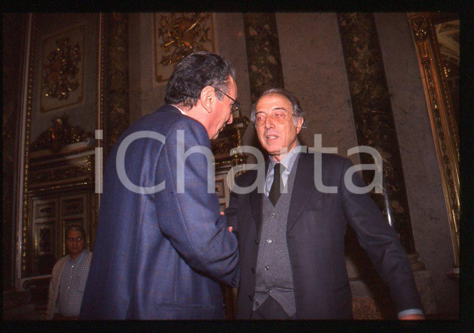 35mm vintage slide* 1999 MILANO  Gaetano PECORELLA ad un convegno 7