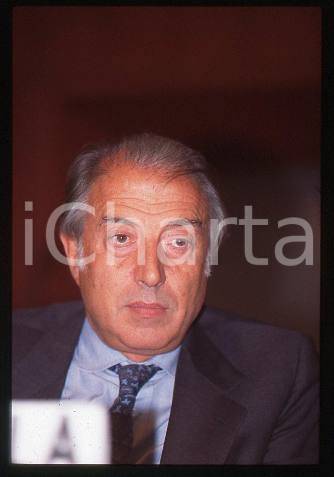 35mm vintage slide* 1999 MILANO  Gaetano PECORELLA ad un convegno 5