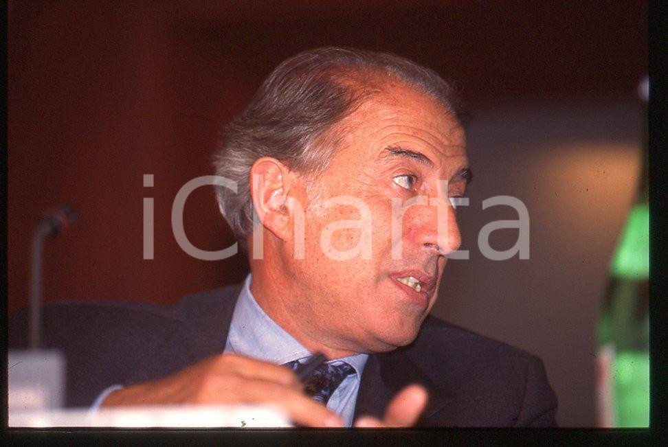 35mm vintage slide* 1999 MILANO  Gaetano PECORELLA ad un convegno 6