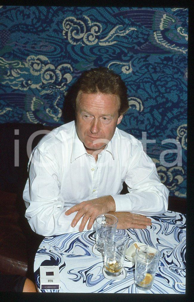 35mm vintage slide* 1987 CINEMA Ridley SCOTT al tavolo di un ristorante 6