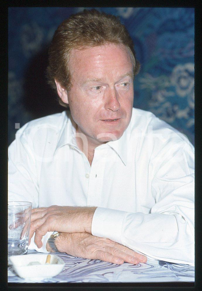 35mm vintage slide* 1987 CINEMA Ridley SCOTT al tavolo di un ristorante 10