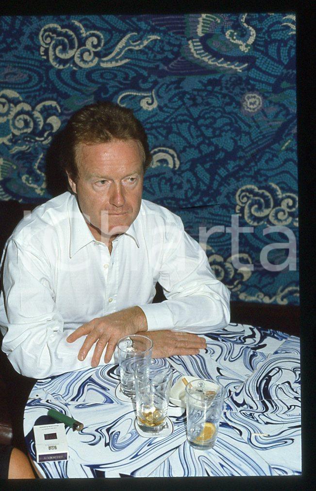 35mm vintage slide* 1987 CINEMA Ridley SCOTT al tavolo di un ristorante