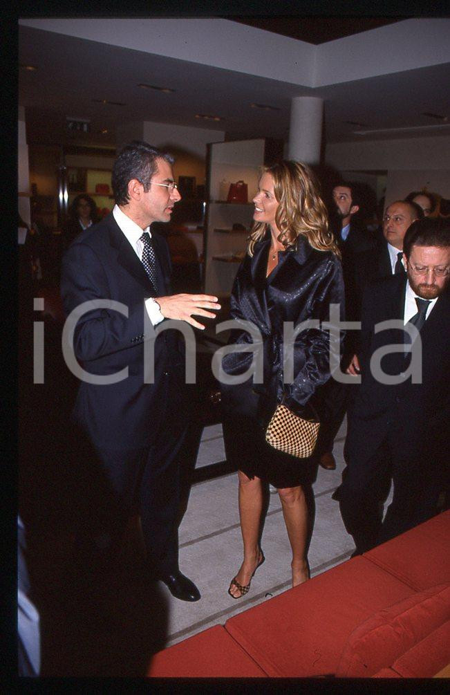 35mm vintage slide* 1990 MODA Elle MACPHERSON inaugurazione LOUIS VUITTON 4