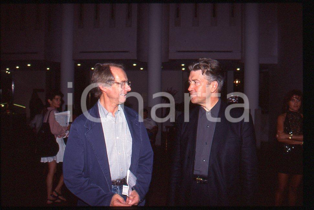 35mm vintage slide* 1995  Ken LOACH e David LYNCH