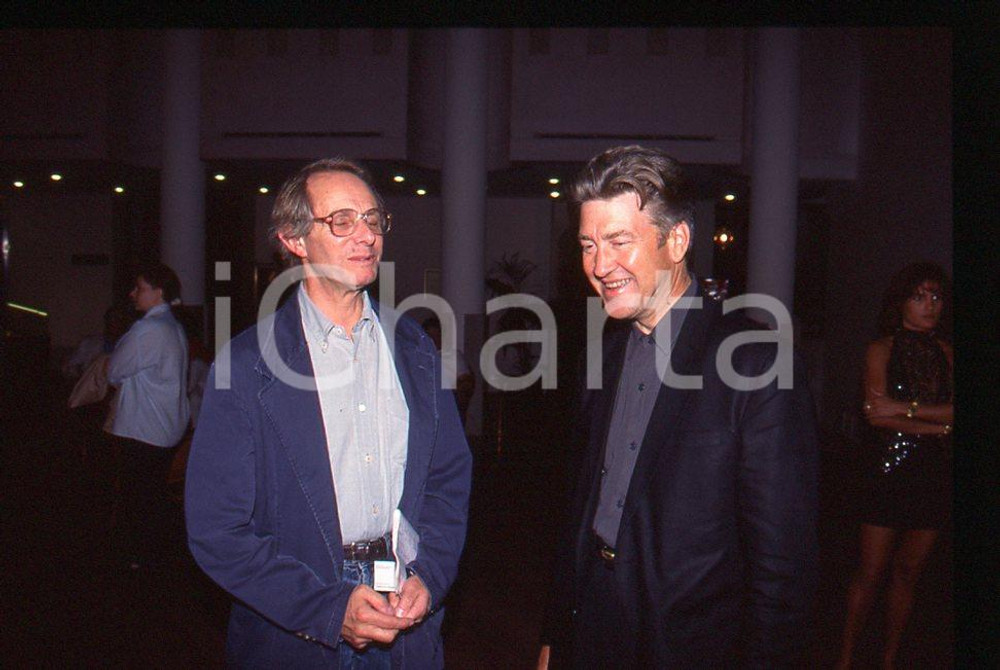 35mm vintage slide* 1995  Ken LOACH e David LYNCH 2