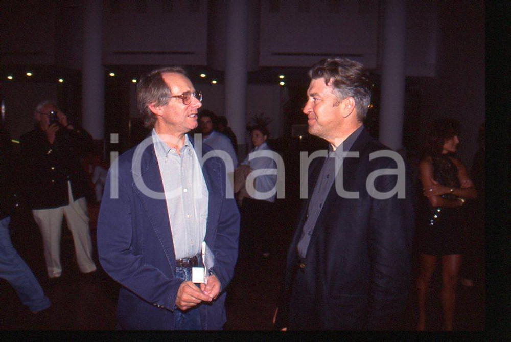 35mm vintage slide* 1995  Ken LOACH e David LYNCH 4