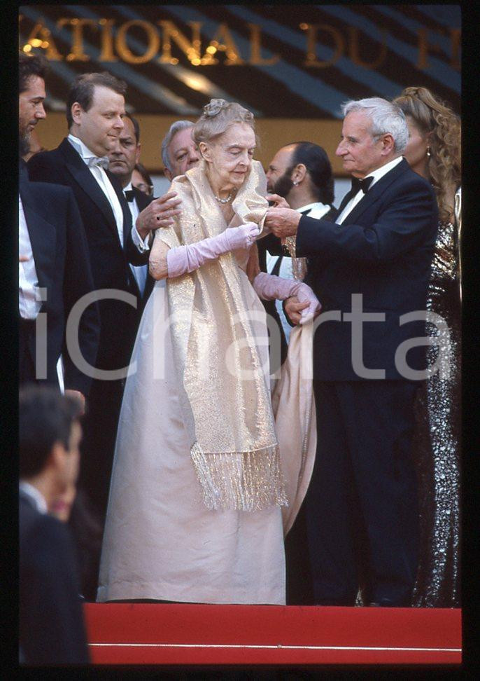 Fotografia d epoca originale 35mm vintage slide 1992 CANNES CINEMA Lillian GISH 5 1
