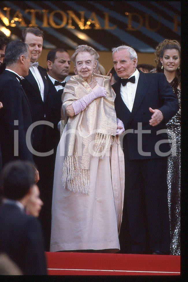 Fotografia d epoca originale 35mm vintage slide 1992 CANNES CINEMA Lillian GISH 8 1
