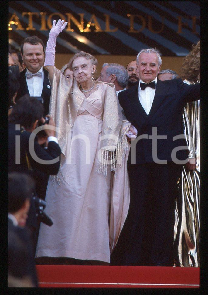 Fotografia d epoca originale 35mm vintage slide 1992 CANNES CINEMA Lillian GISH 9 1