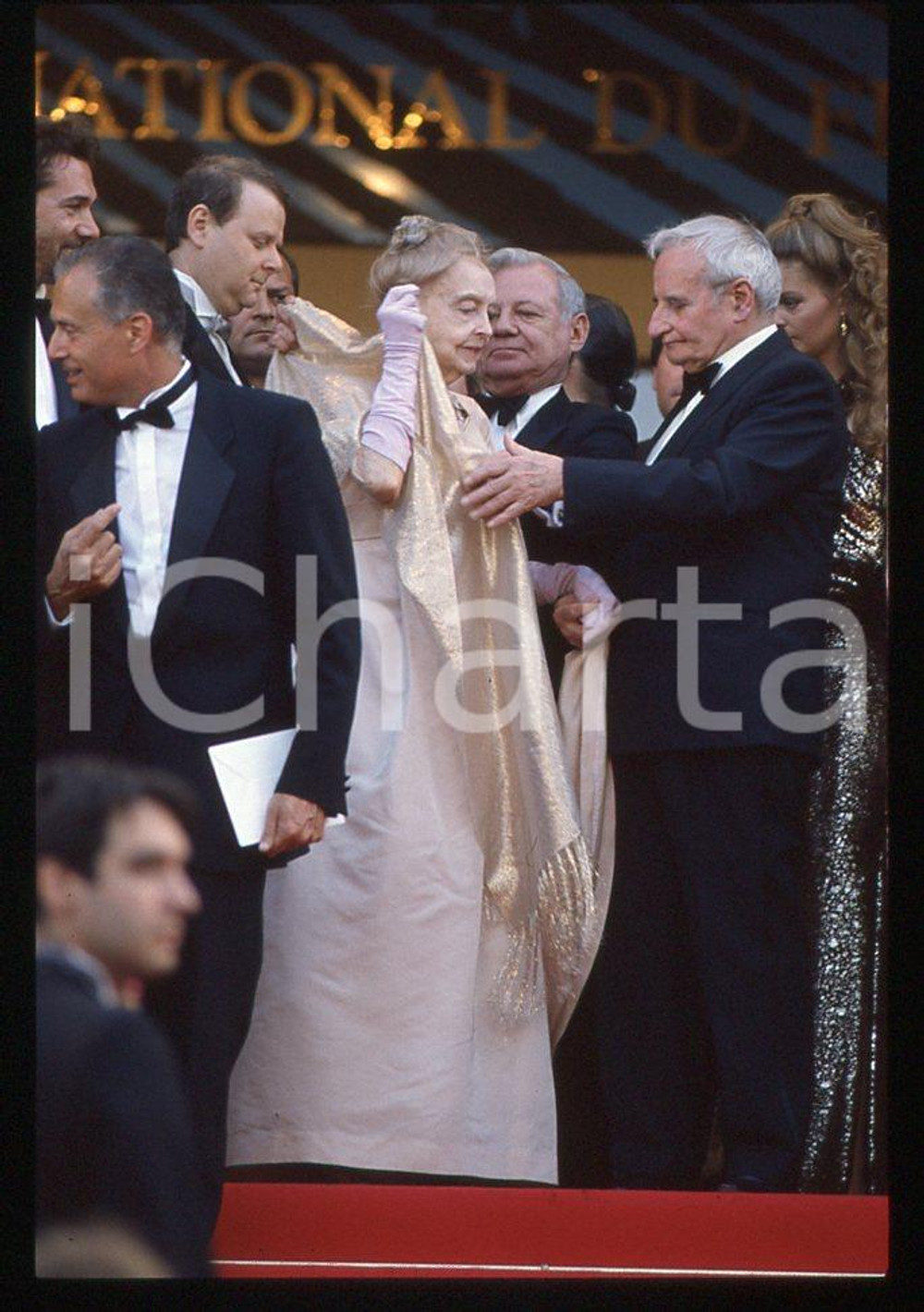 35mm vintage slide* 1992 CANNES CINEMA Lillian GISH 10