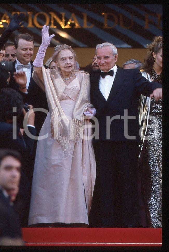 Fotografia d epoca originale 35mm vintage slide 1992 CANNES CINEMA Lillian GISH 11 1