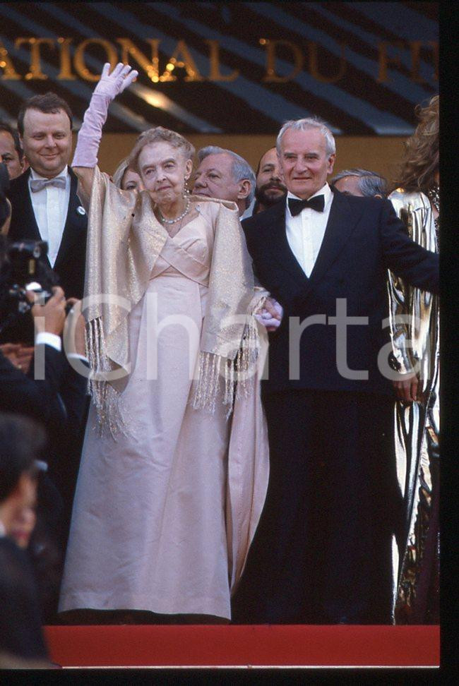Fotografia d epoca originale 35mm vintage slide 1992 CANNES CINEMA Lillian GISH 13 1