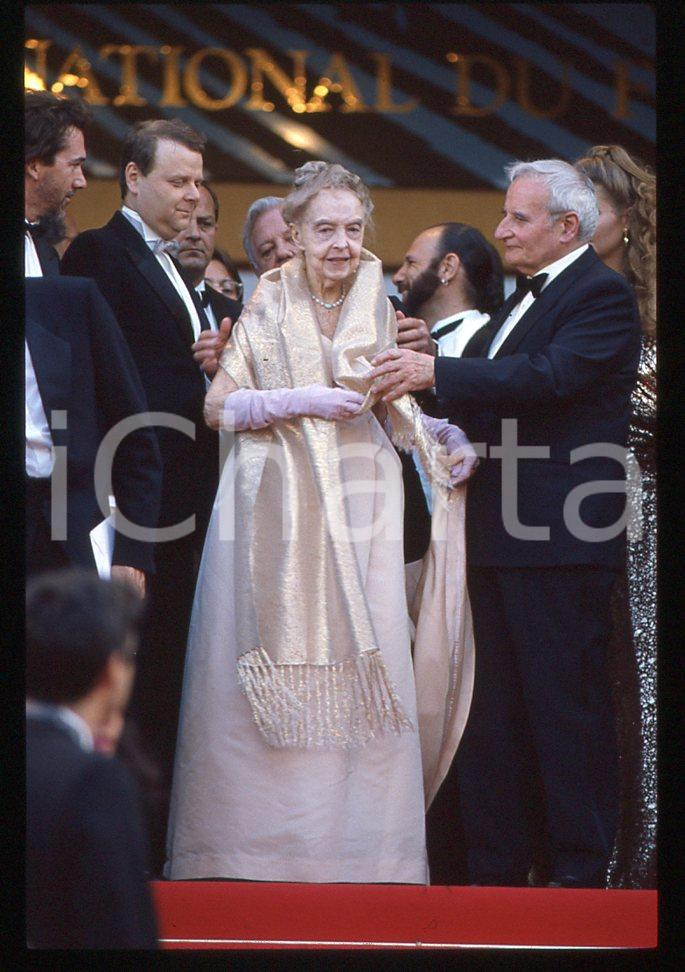 Fotografia d epoca originale 35mm vintage slide 1992 CANNES CINEMA Lillian GISH 15 1