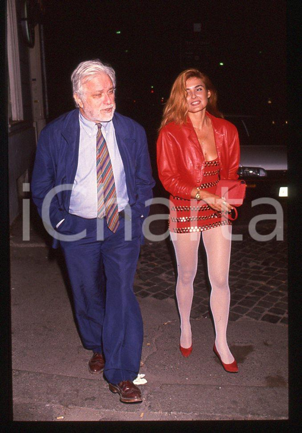 35mm vintage slide* 2000 Luciano DE CRESCENZO e Andrea BELFIORE 3