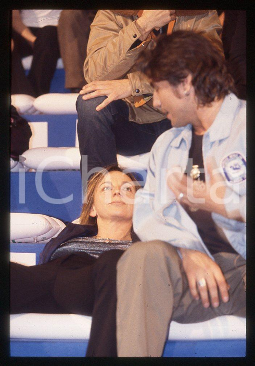 35mm vintage slide* 1995 MUSICA  Luciano LIGABUE e Gianna NANNINI 1