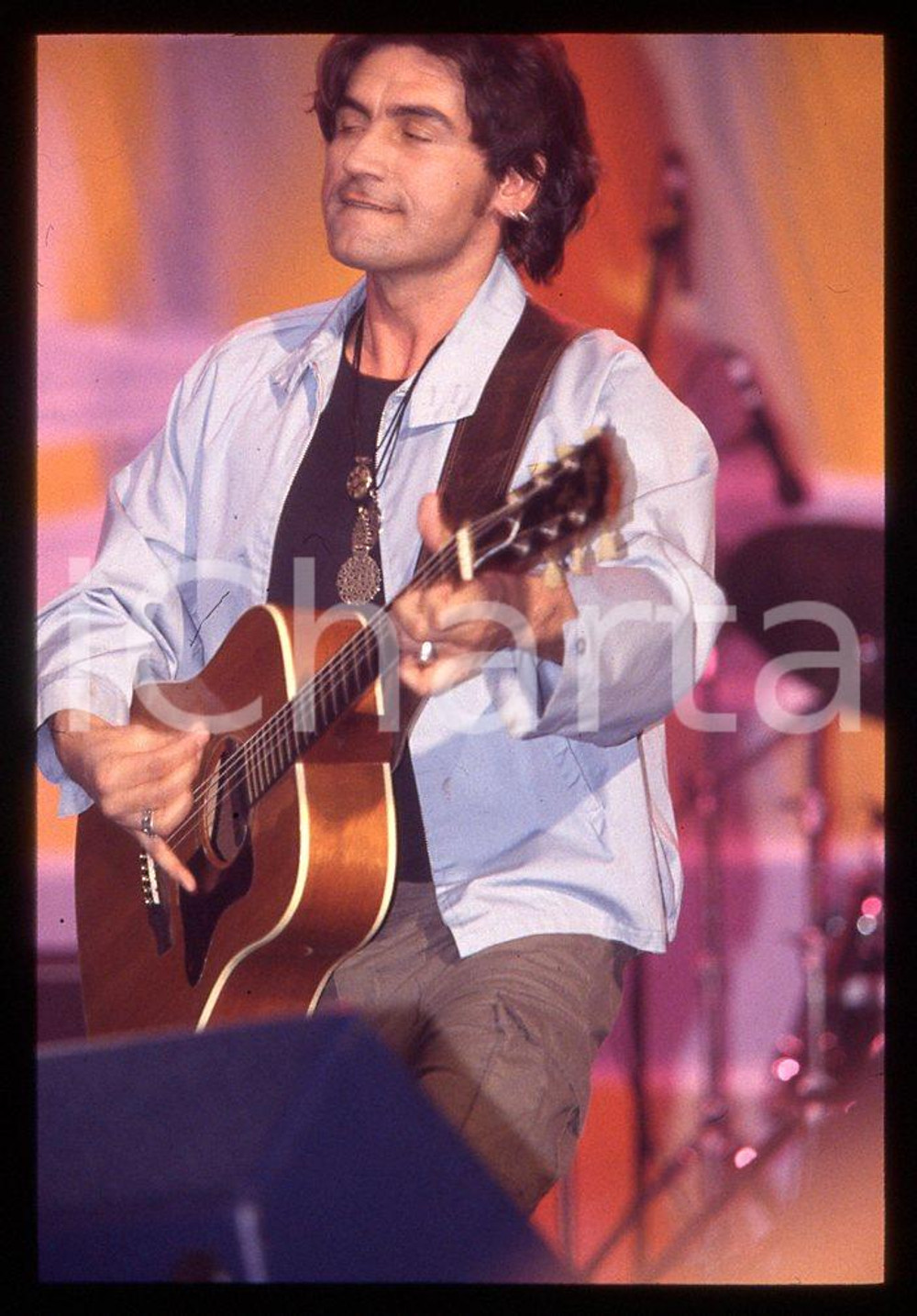 35mm vintage slide* 1995 MUSICA  Luciano LIGABUE 8