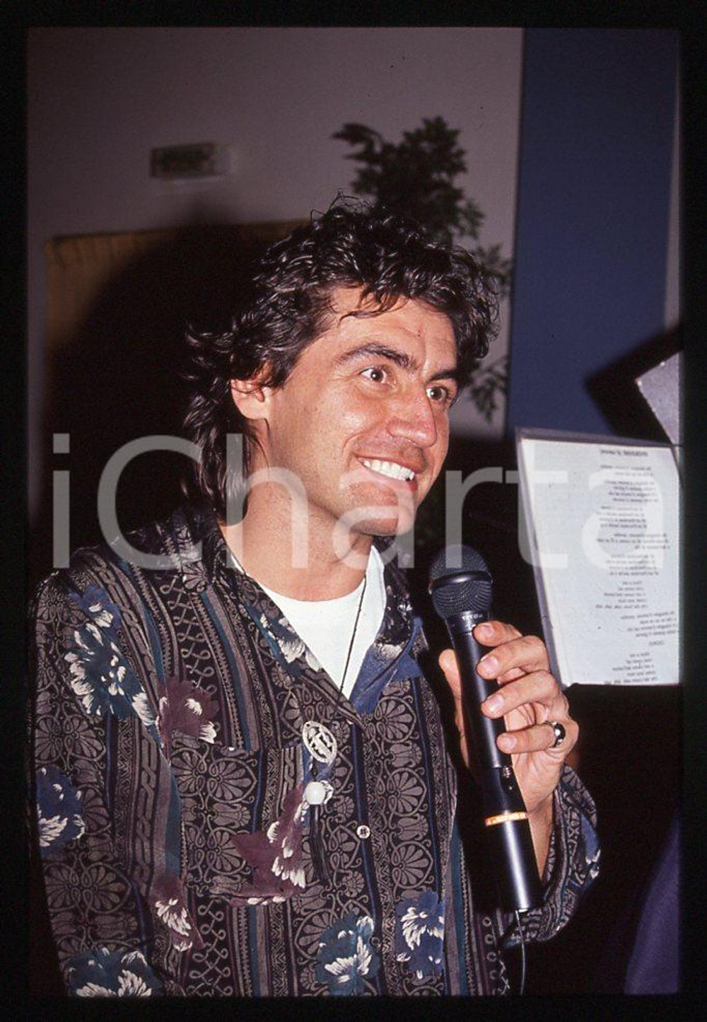 35mm vintage slide* 1991 MUSICA Luciano LIGABUE 4