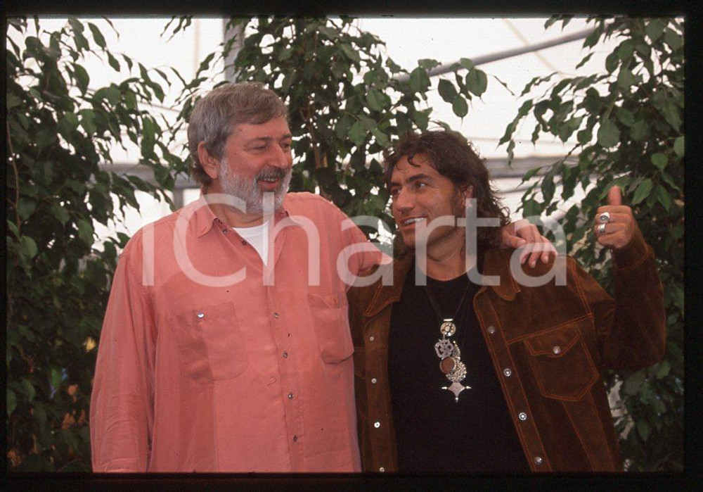 35mm vintage slide* 1995 VENEZIA MUSICA Luciano LIGABUE e Francesco GUCCINI 6
