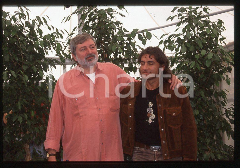 35mm vintage slide* 1995 VENEZIA MUSICA Luciano LIGABUE e Francesco GUCCINI 11