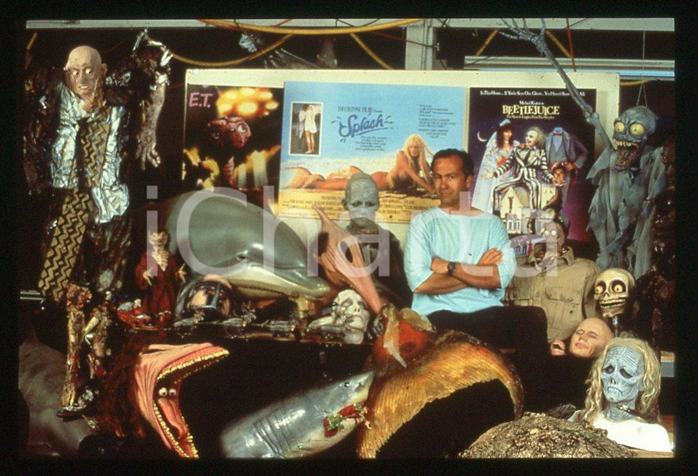 35mm vintage slide* 1989 CINEMA costumi di scena film "BEETLEJUICE" 2